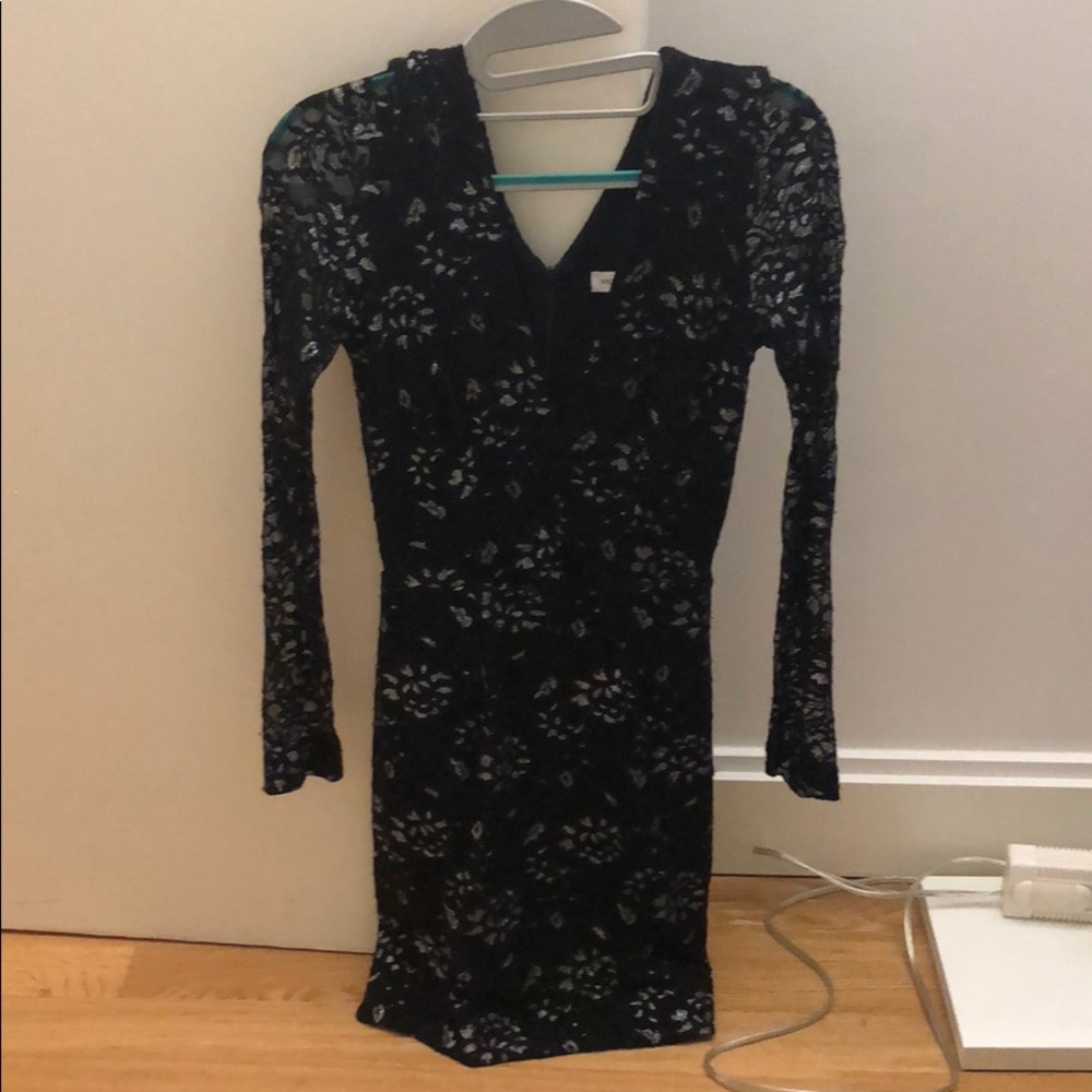 Dress the Population Lace Floral Dress
